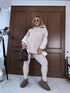 Two-piece set "COCO LOCO" - Light beige